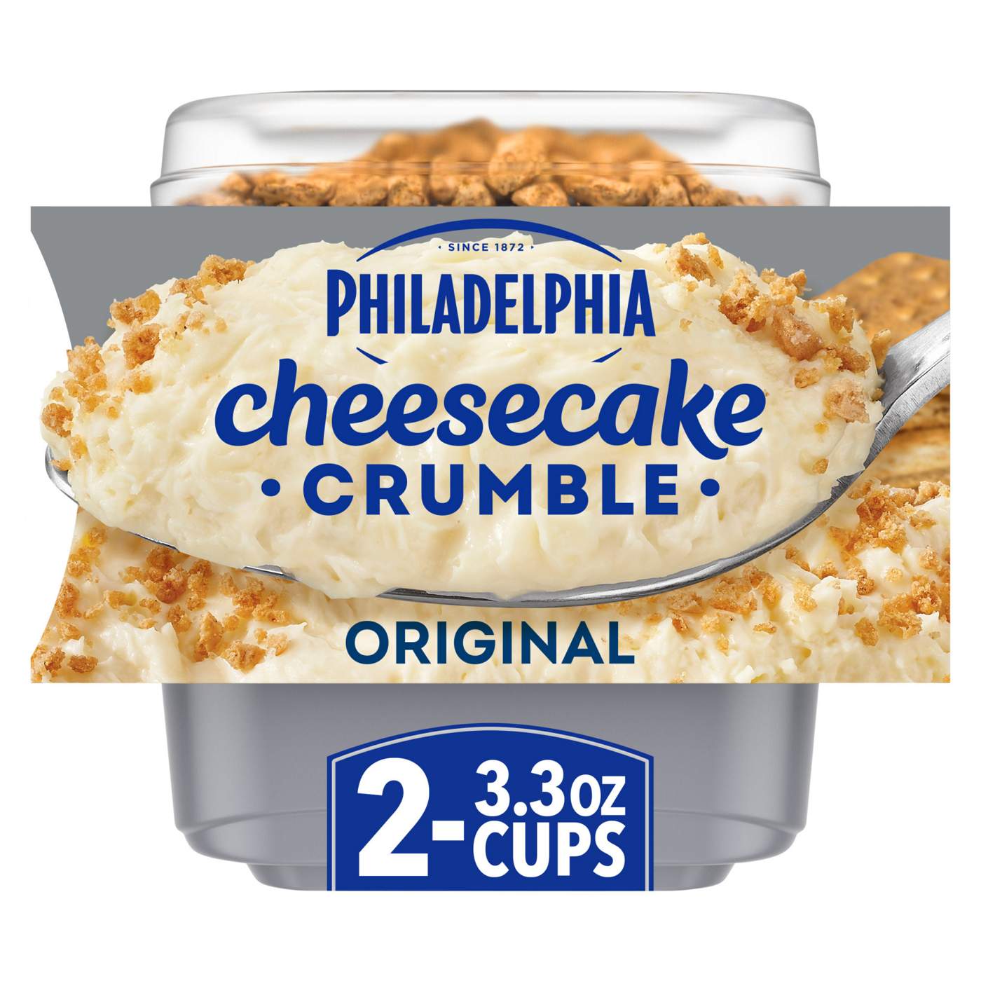 Philadelphia Original Cheesecake Crumbles, Pack, 3.25 Oz Cups; image 1 of 5