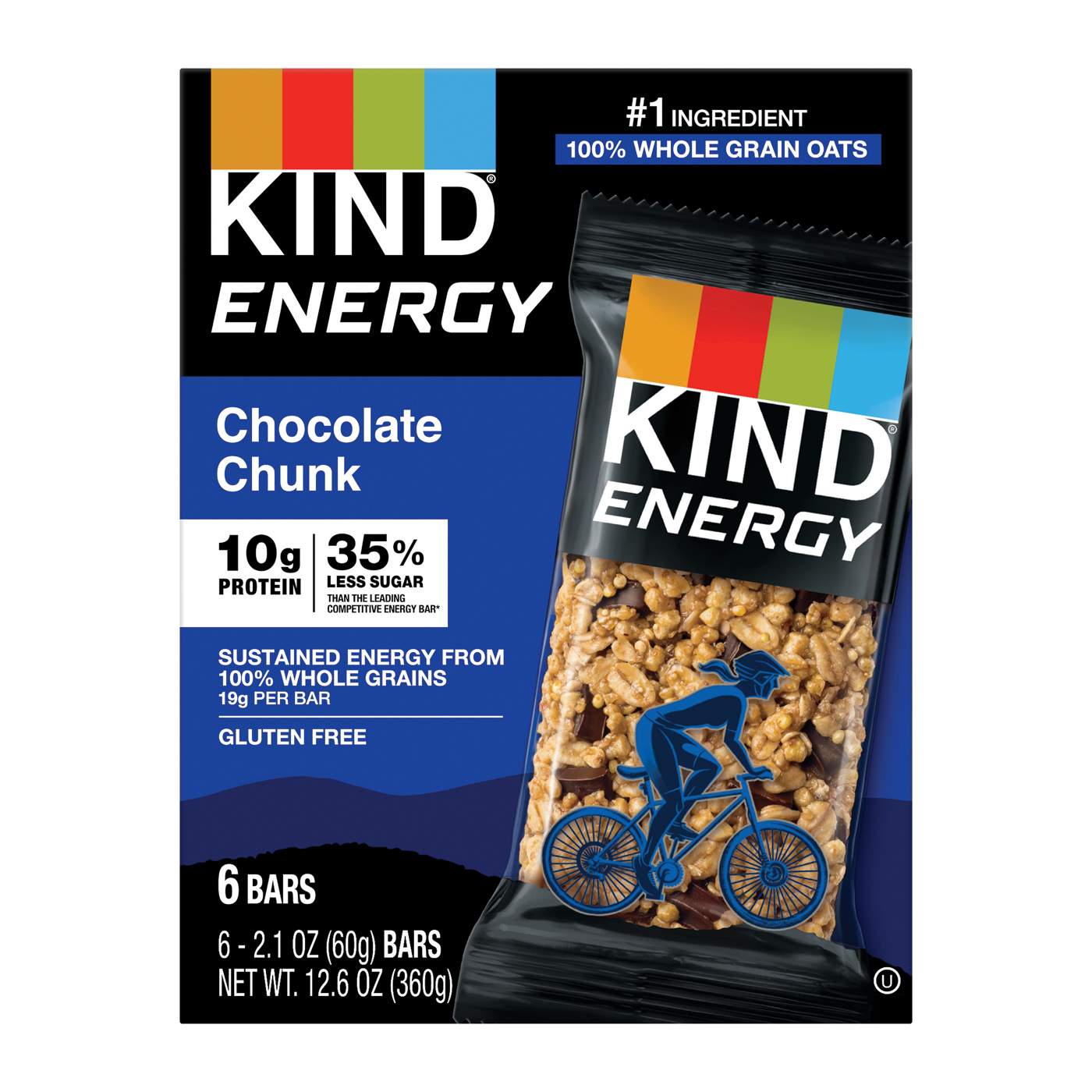 Kind Energy Chocolate Chunk Bars; image 2 of 2