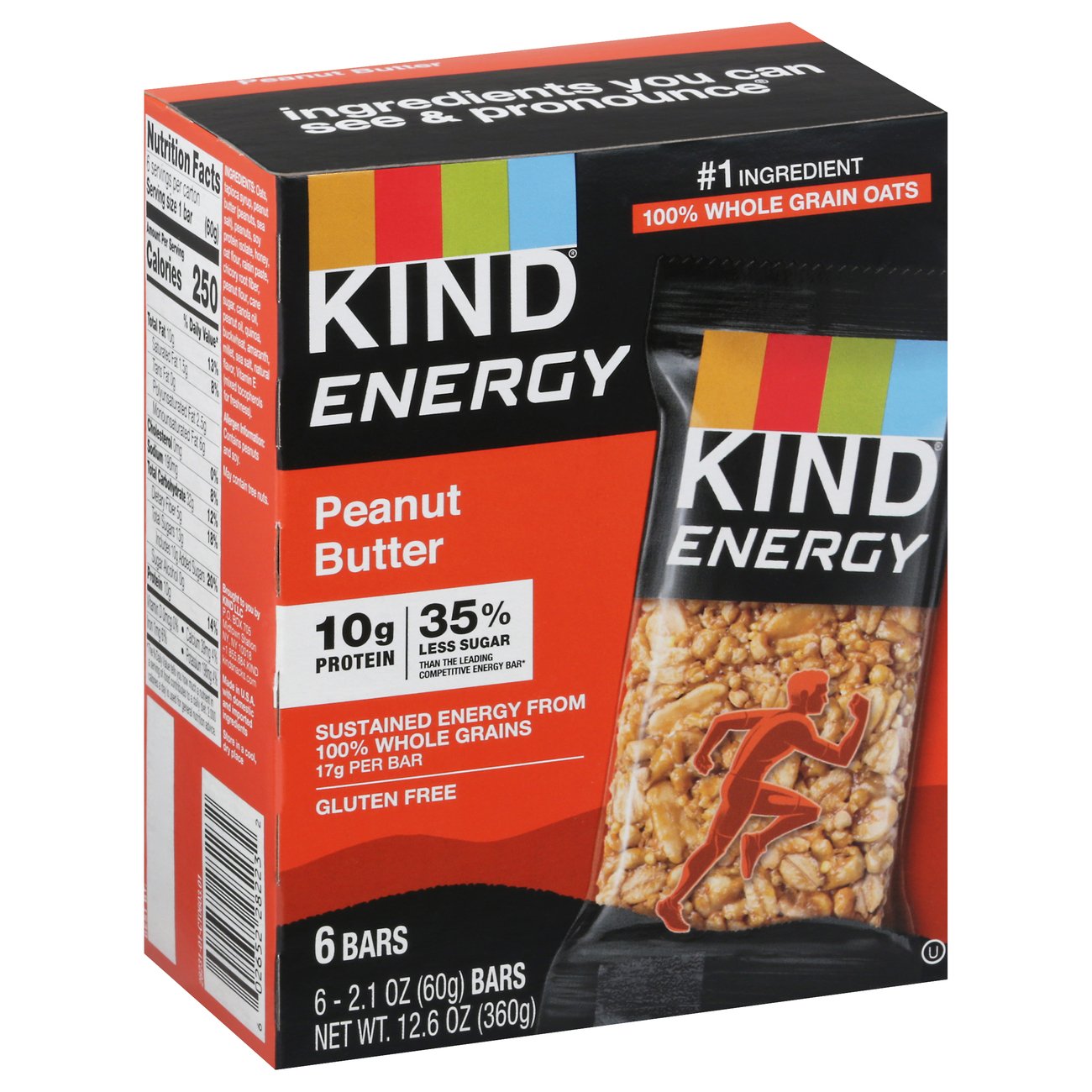 Kind Energy Peanut Butter Bars Shop Granola & snack bars at HEB
