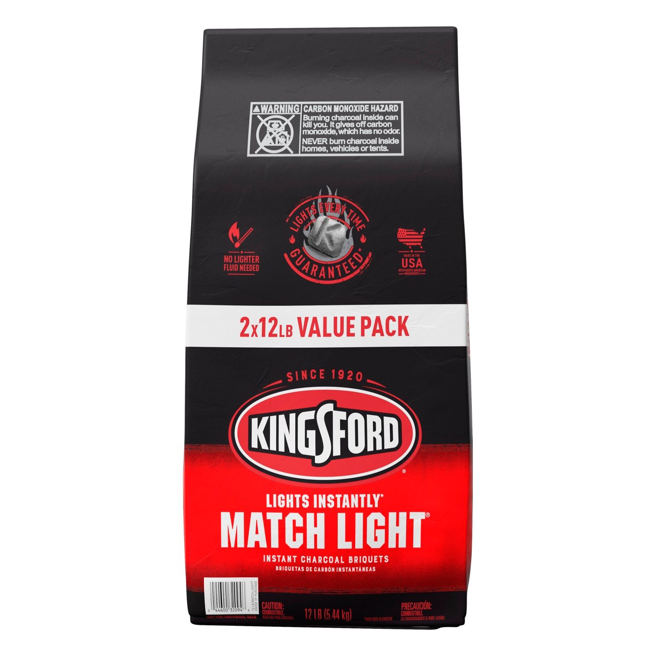 Kingsford Match Light Instant Charcoal Briquets, 2 Pk Shop Charcoal
