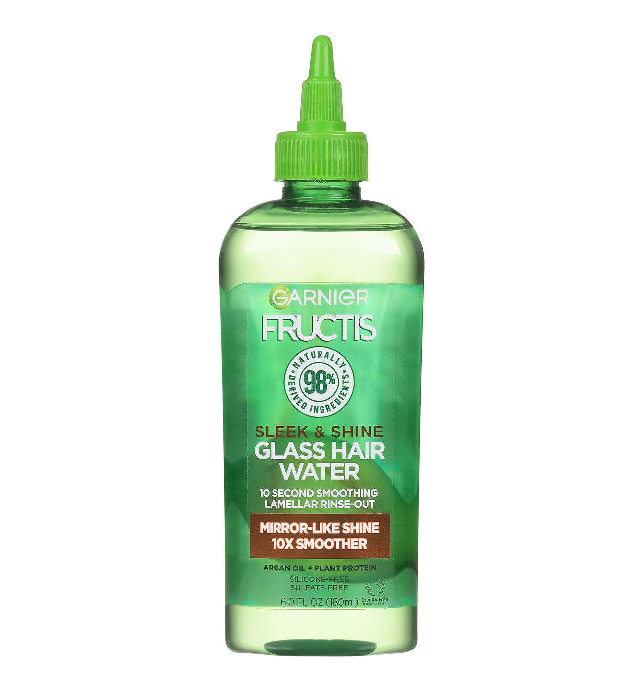 Garnier Fructis Sleek & Shine Glass Hair Water Liquid Rinse Out; image 1 of 6