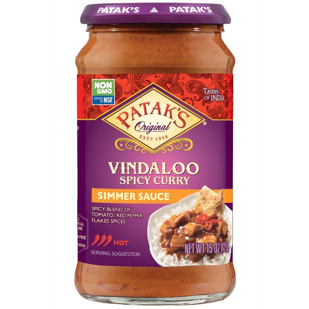 Patak's Spicy Vindaloo Curry Simmer Sauce - Shop Cooking sauces at H-E-B