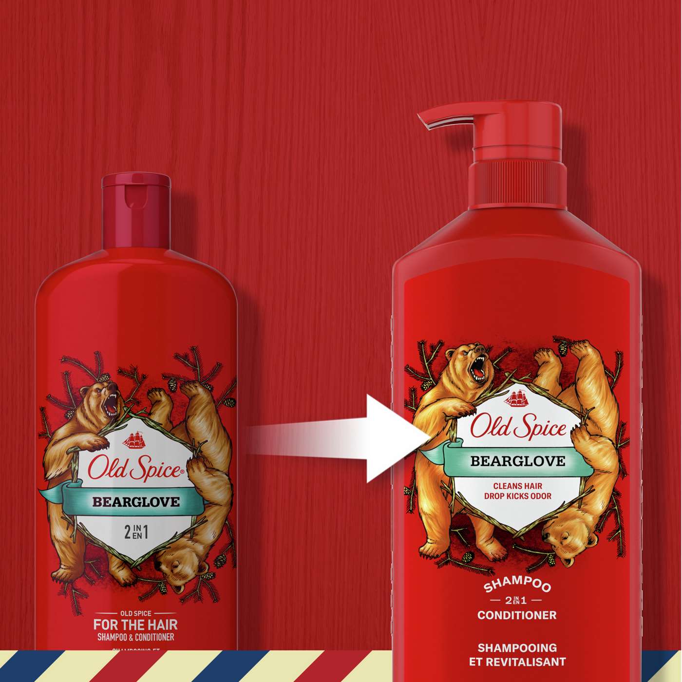 Old Spice 2 in 1 Shampoo and Conditioner - Bearglove; image 3 of 8