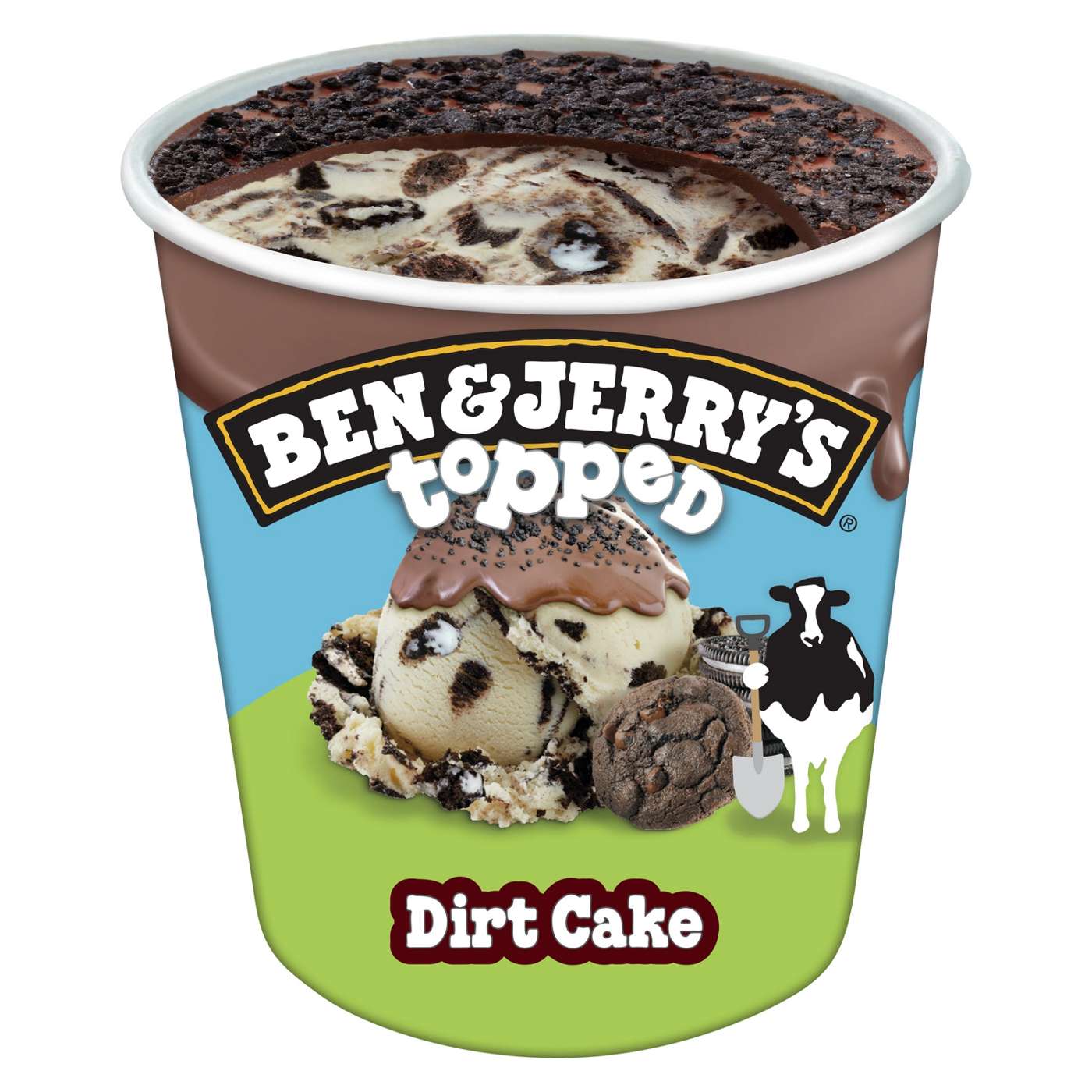 Ben & Jerry's Topped Dirt Cake Ice Cream; image 2 of 6