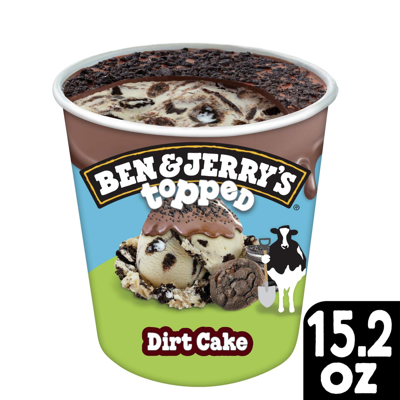 Ben & Jerry's Topped Dirt Cake Ice Cream; image 3 of 6