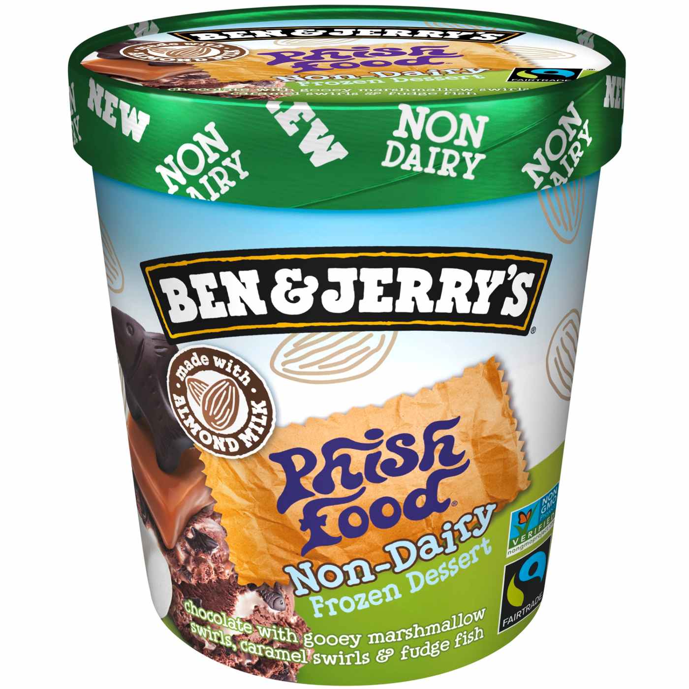 Ben & Jerry's Non-Dairy Phish Food Frozen Dessert; image 1 of 3