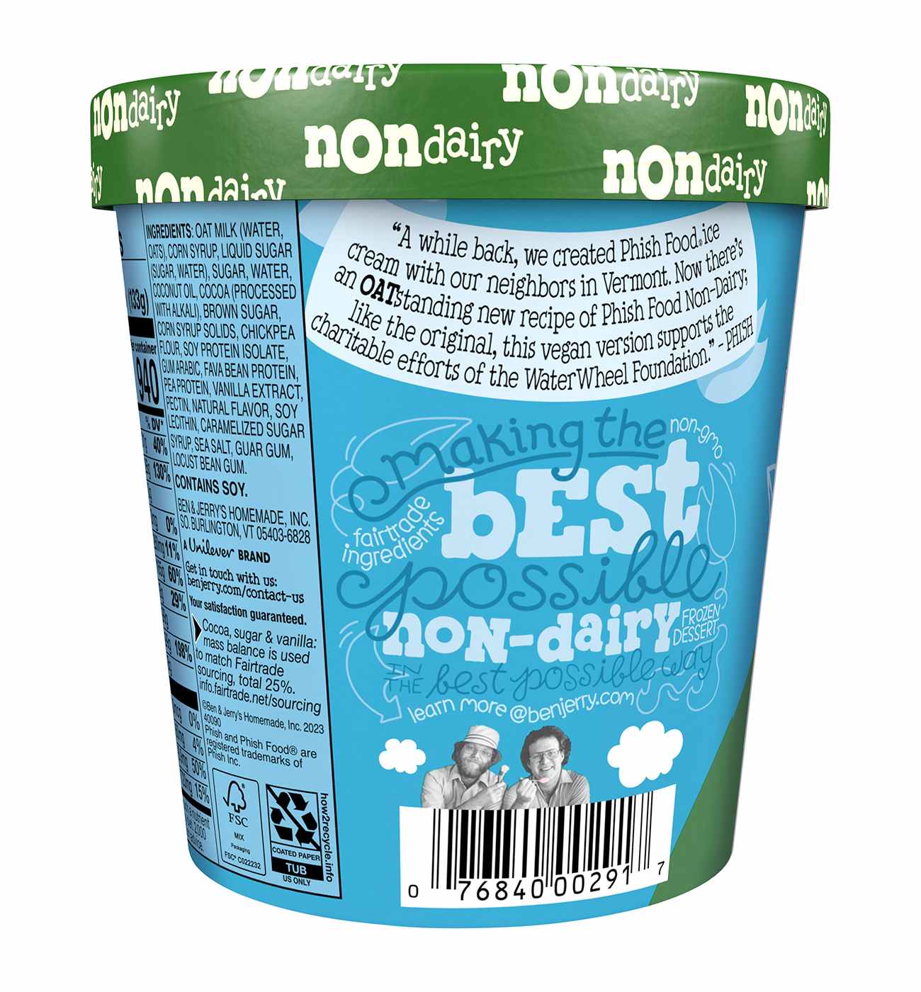 Ben & Jerry's Non-Dairy Phish Food Frozen Dessert; image 4 of 6