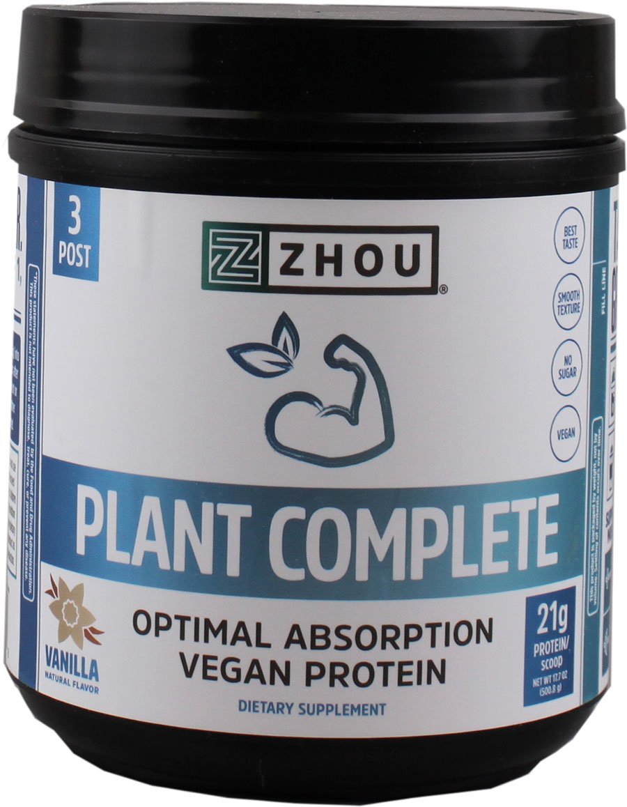 Zhou Nutrition Plant Power Vanilla Shop Diet & fitness at HEB