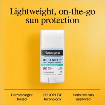 Neutrogena Mineral Ultra Sheer Dry-Touch Stick Sunscreen SPF 50 