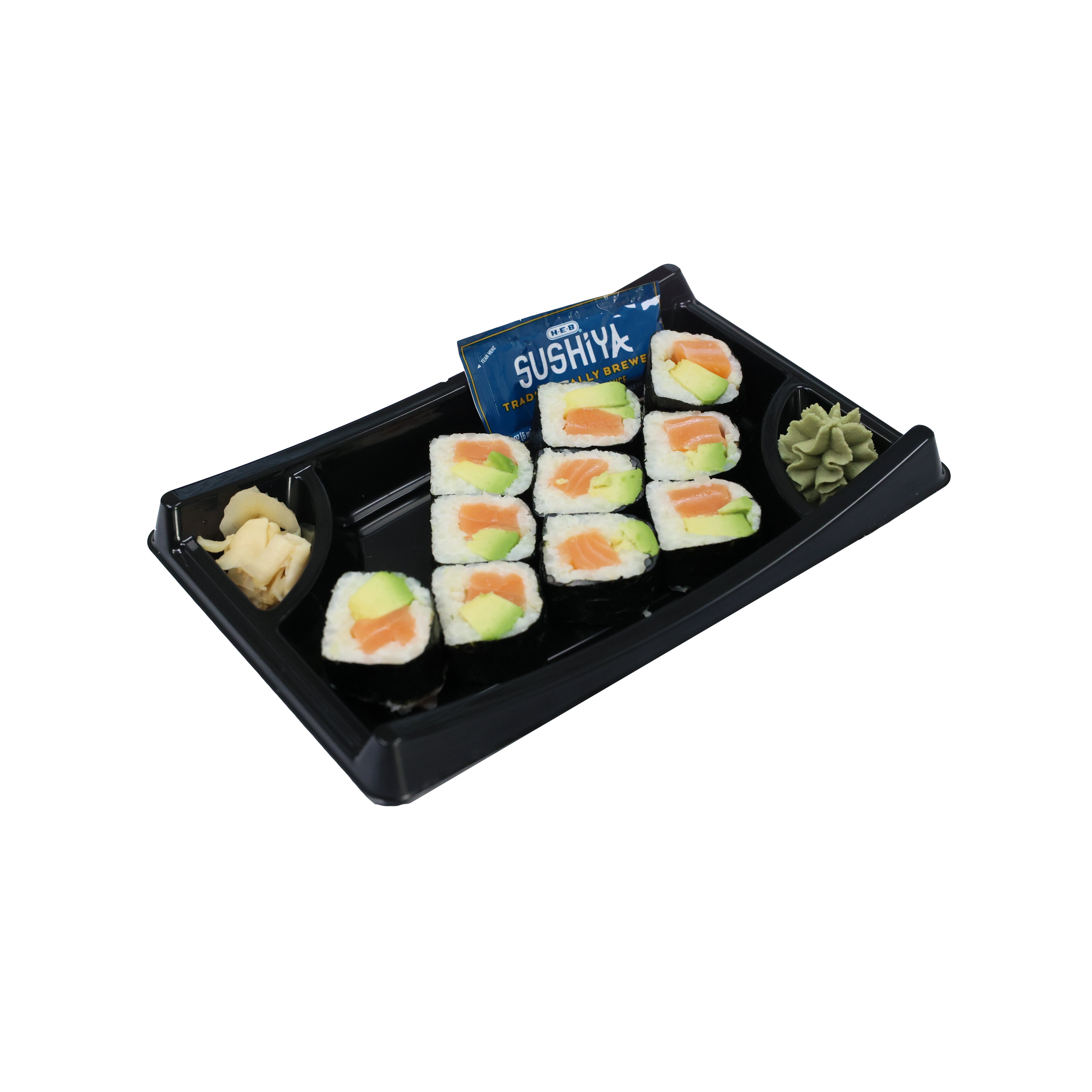 HEB Sushiya Salmon Avocado Roll with Cauliflower & Sushi Rice Blend Shop Ready Meals