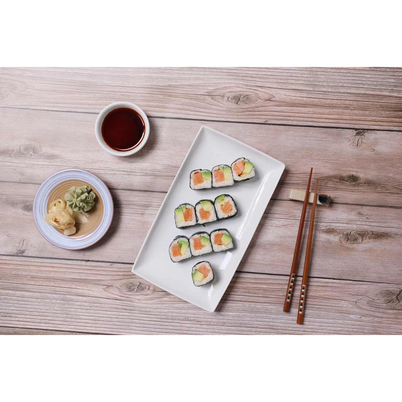 HEB Sushiya Salmon Avocado Cauli & Rice Sushi Roll Shop Sushi at HEB