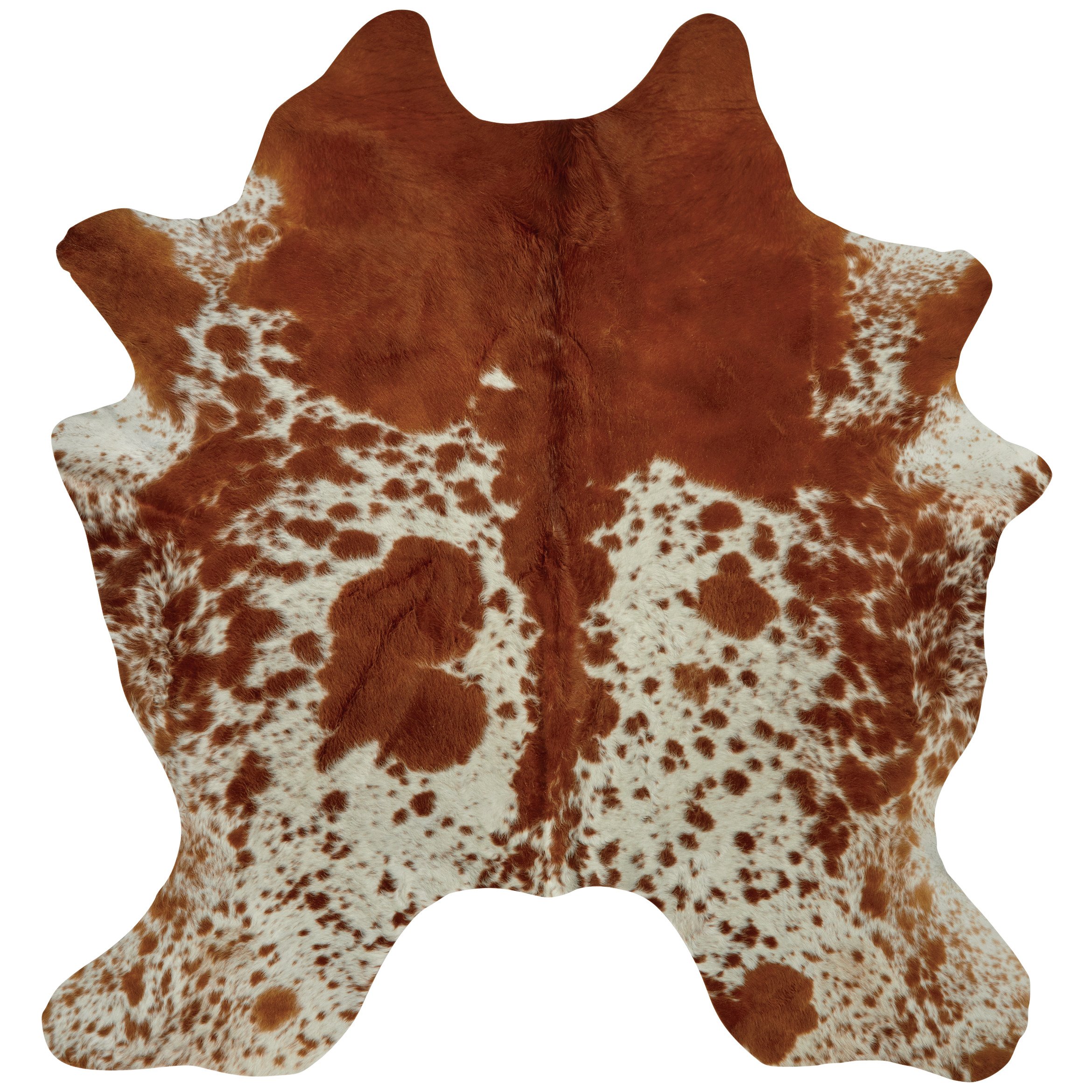 Texas Proud Cowhide Area Rug Red & White Shop Rugs & Mats at HEB