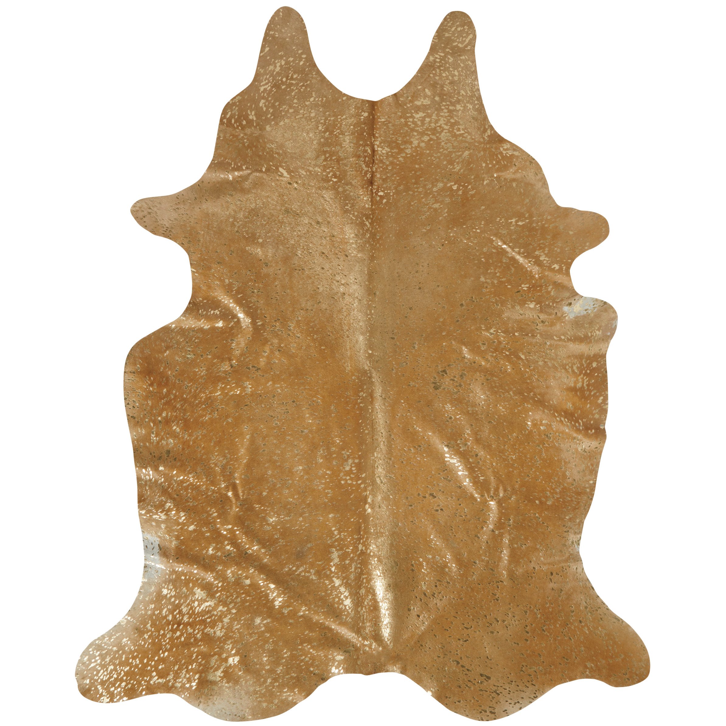 Texas Proud Cowhide Area Rug Golden Shop Rugs & Mats at HEB