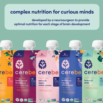 Cerebelly Organic Baby Puree Pouch - Broccoli & Pear