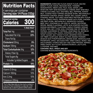 Red Baron Supreme Brick Oven Crust Frozen Pizza, 18.64 oz