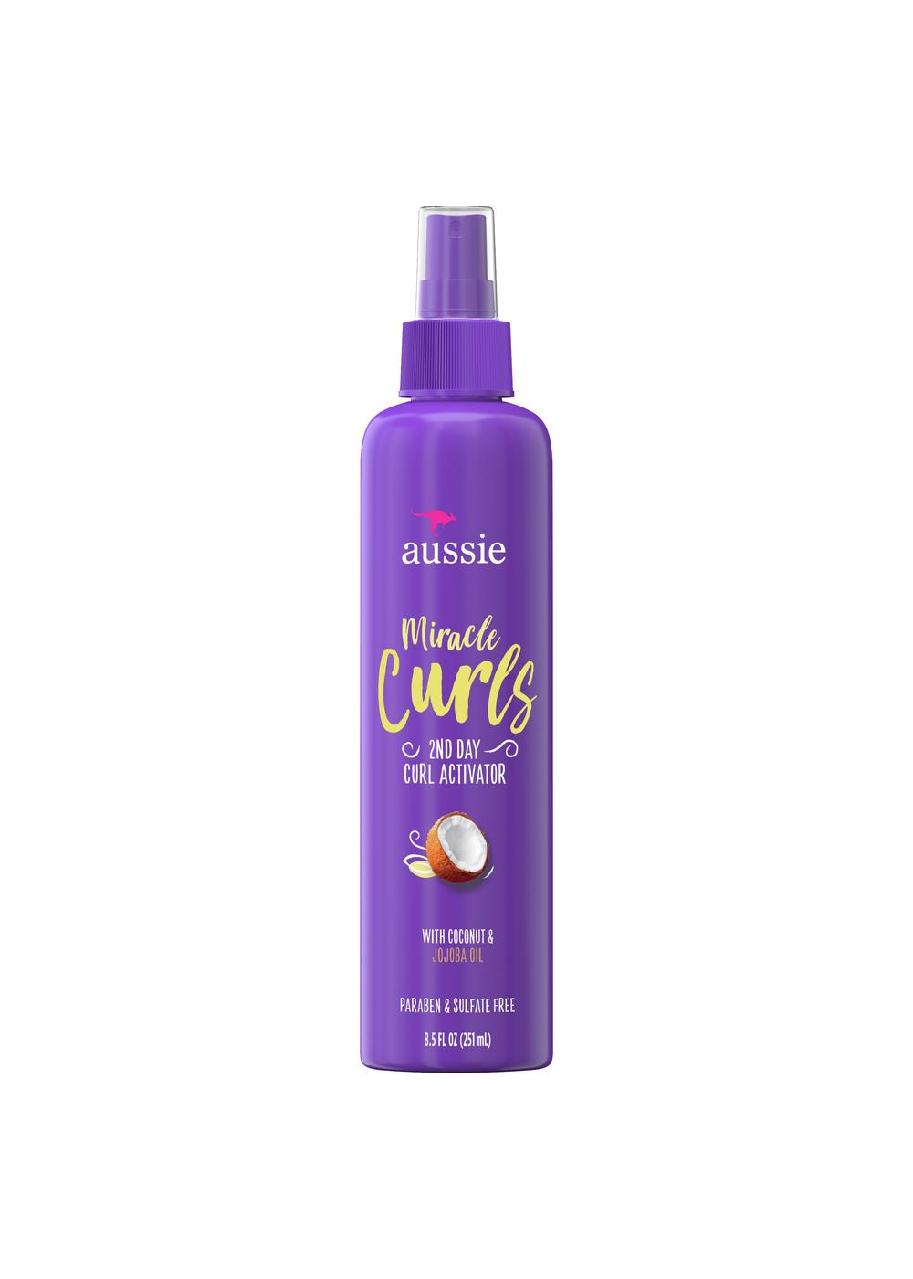 Aussie Miracle Curls 2nd Day Curl Activator; image 1 of 8