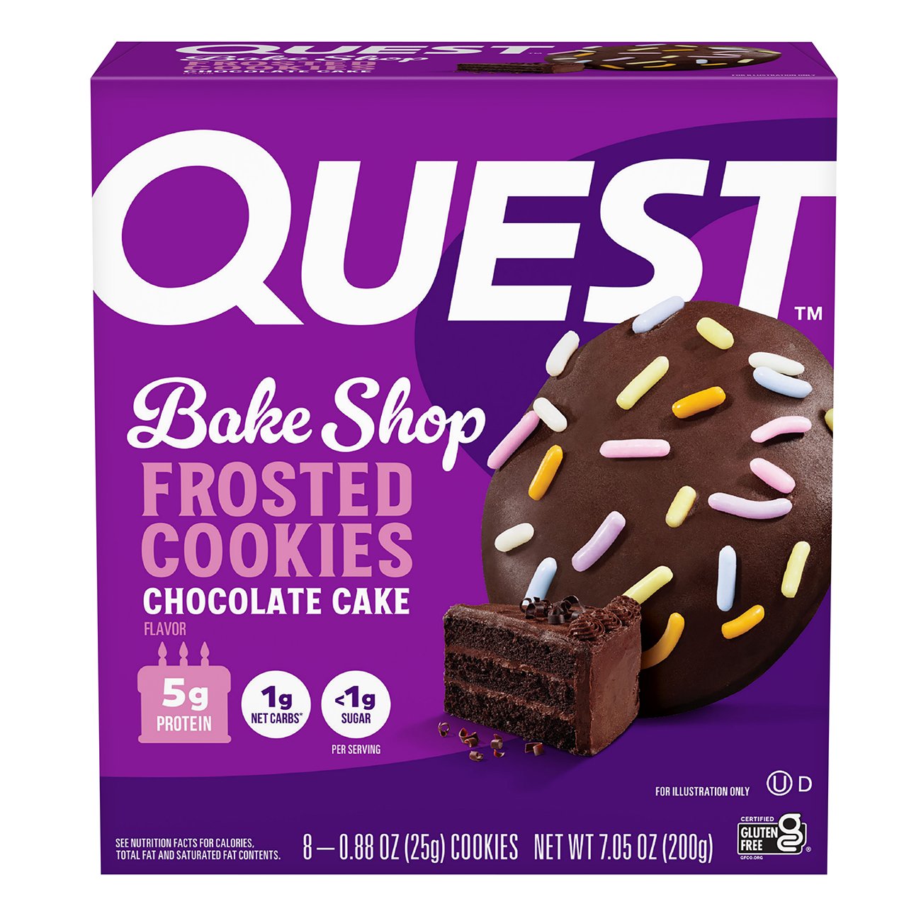 Quest 5g Protein Frosted Cookies Chocolate Cake Shop Granola