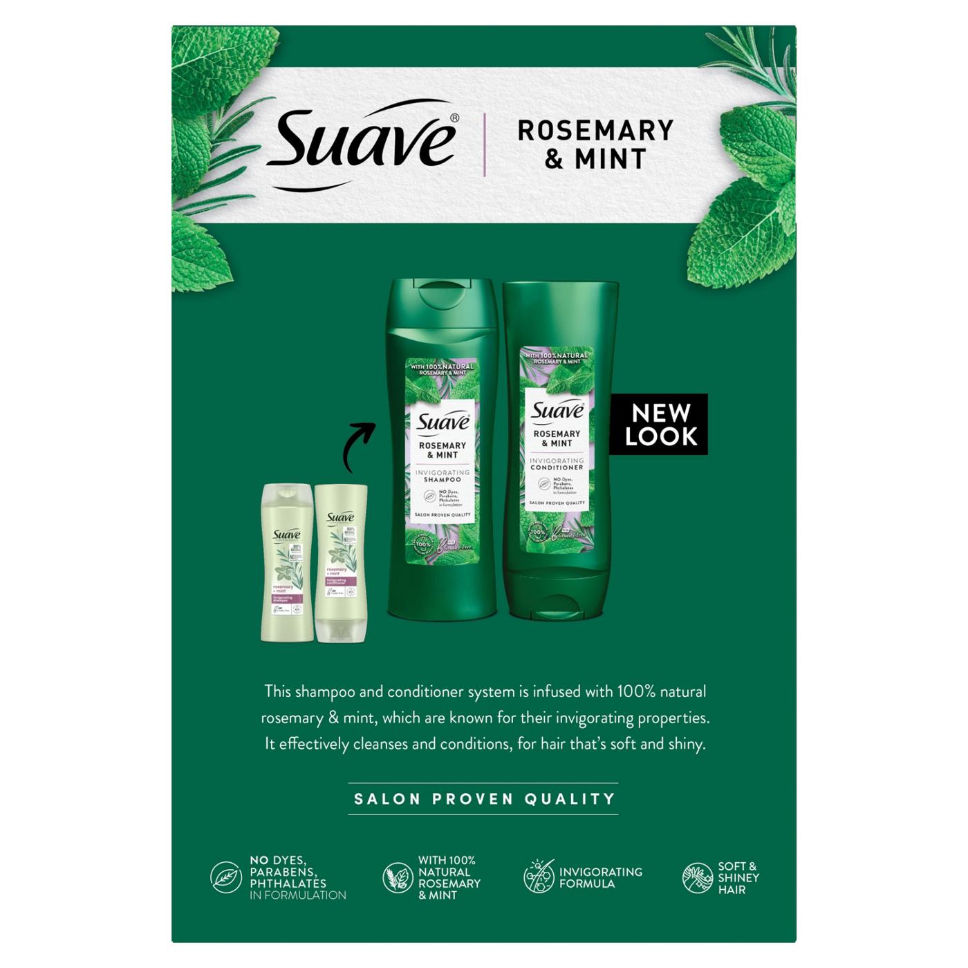 Suave Rosemary And Mint Shampoo And Conditioner Duo Shop Shampoo And Conditioner At H E B 