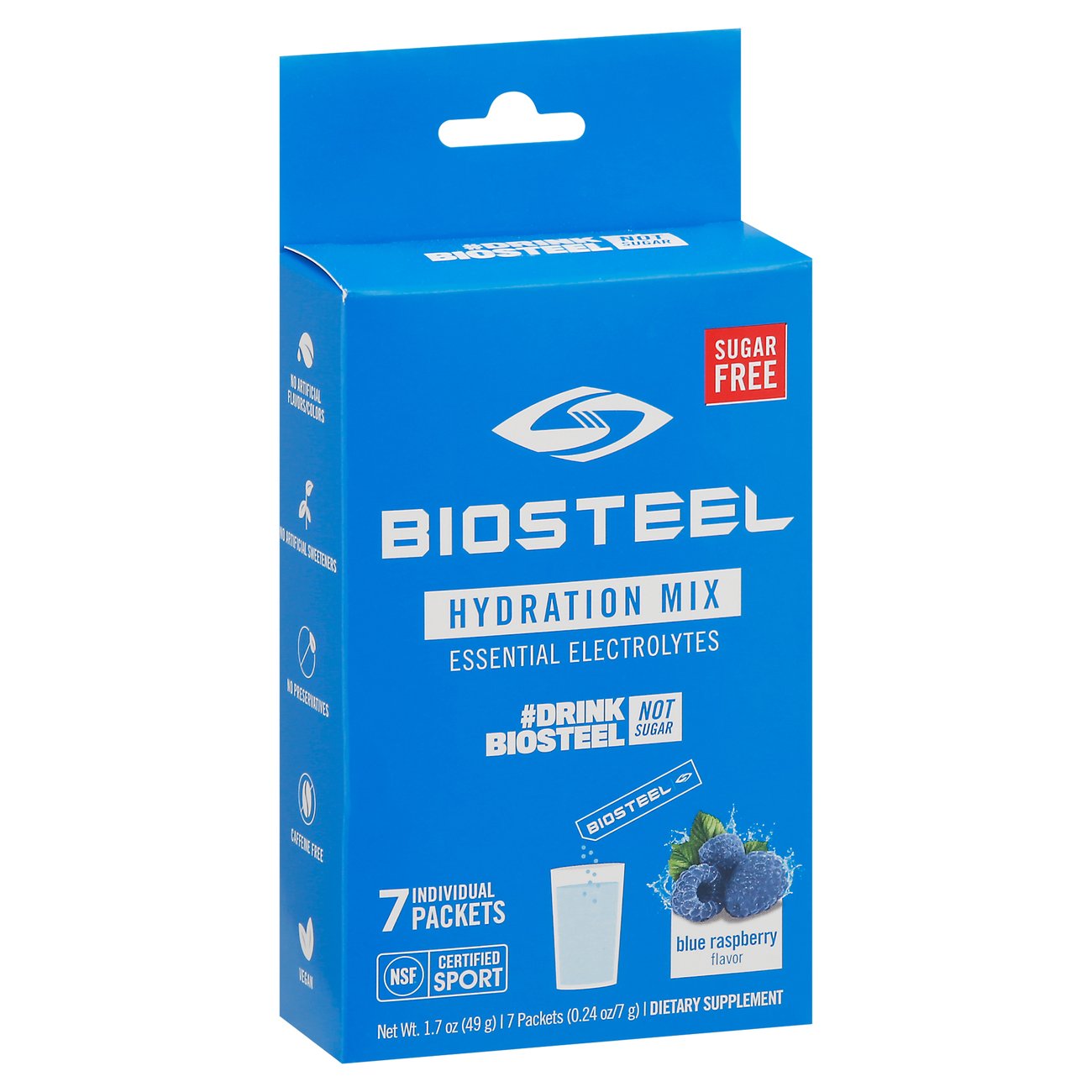 Biosteel Hydration Mix Sticks Blue Raspberry Packets Shop Diet