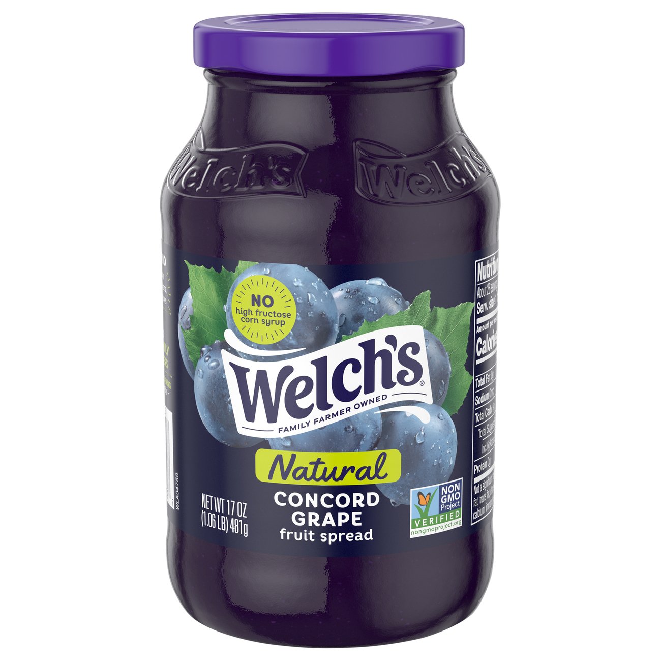 Welch's Natural Concord Grape Spread Shop Jelly & Jam at HEB