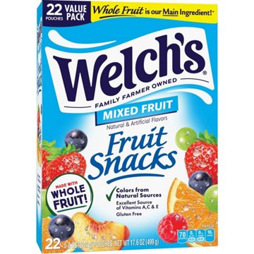 Welch's Mixed Fruit Snacks, 22 ct