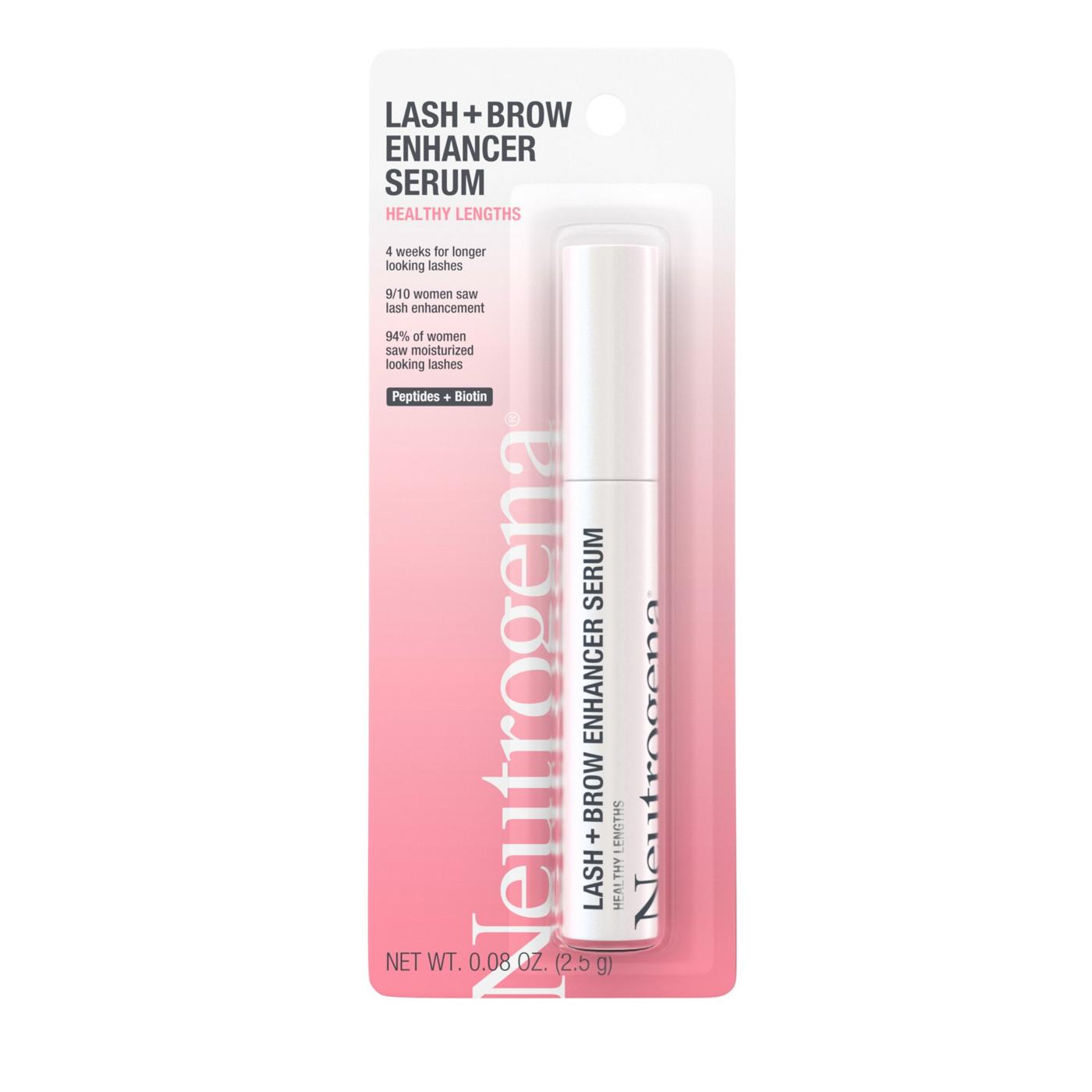 Neutrogena Lash + Brow Enhancer Serum with Biotin & Peptides; image 1 of 4