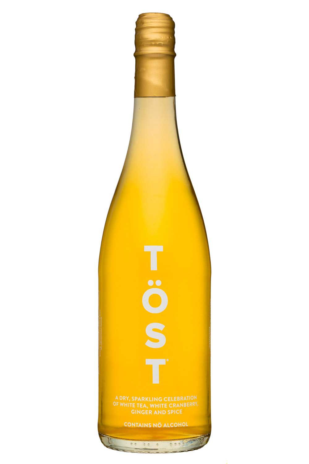 Tost Sparkling White Tea With Cranberry And Ginger, 750 mL