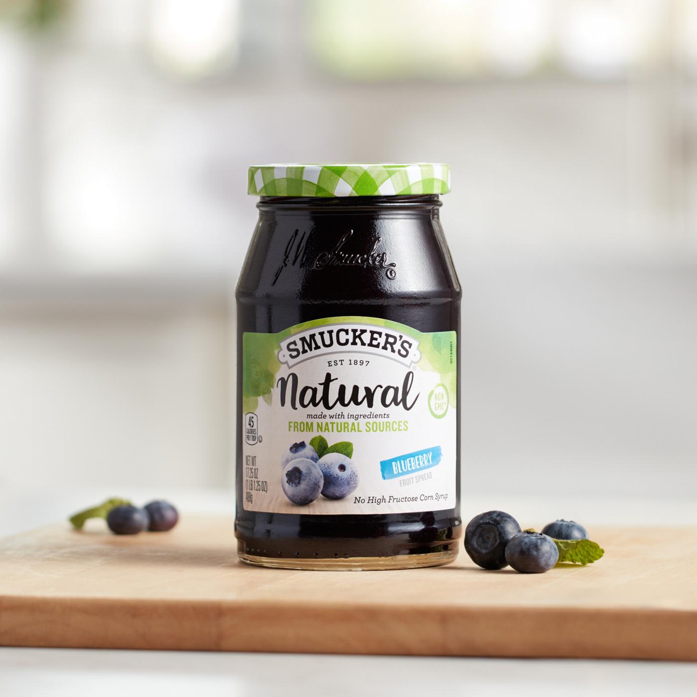 Smucker's Natural Blueberry Fruit Spread; image 3 of 4