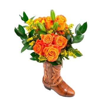 BLOOMS by H-E-B Kickin It Up Boot Flower Arrangement