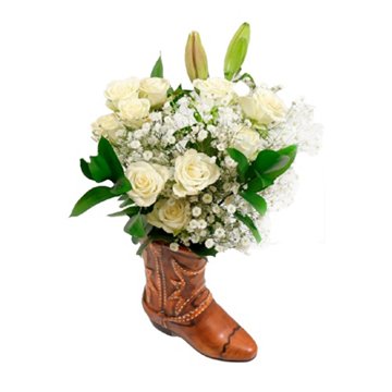 BLOOMS by H-E-B Kickin It Up Boot Flower Arrangement
