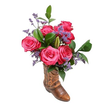 BLOOMS by H-E-B Kickin It Up Boot Flower Arrangement
