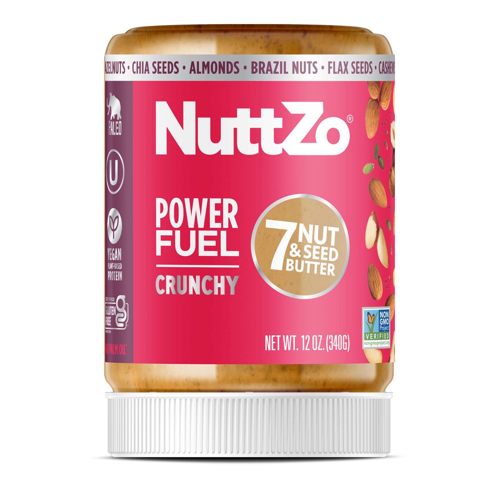 NuttZo Paleo Power Fuel Crunchy 7 Nut & Seed Butter - Shop Peanut ...