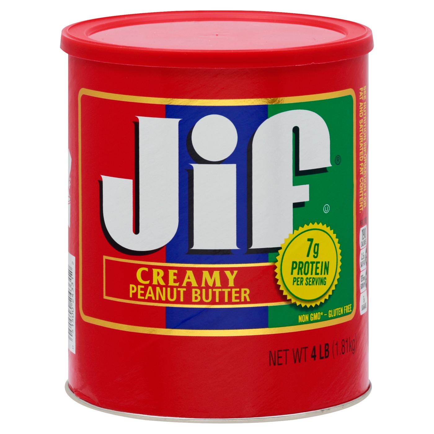 Jif Creamy Peanut Butter; image 1 of 6