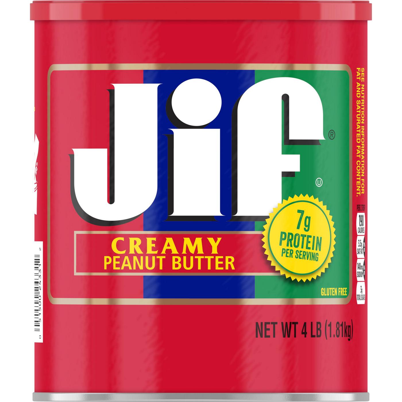 Jif Creamy Peanut Butter; image 4 of 6