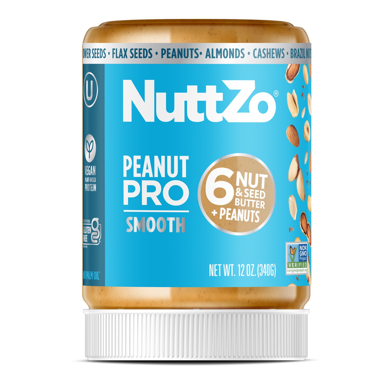 NuttZo Peanut Pro Smooth 6 Seed & Nut Butter Shop Peanut Butter at HEB