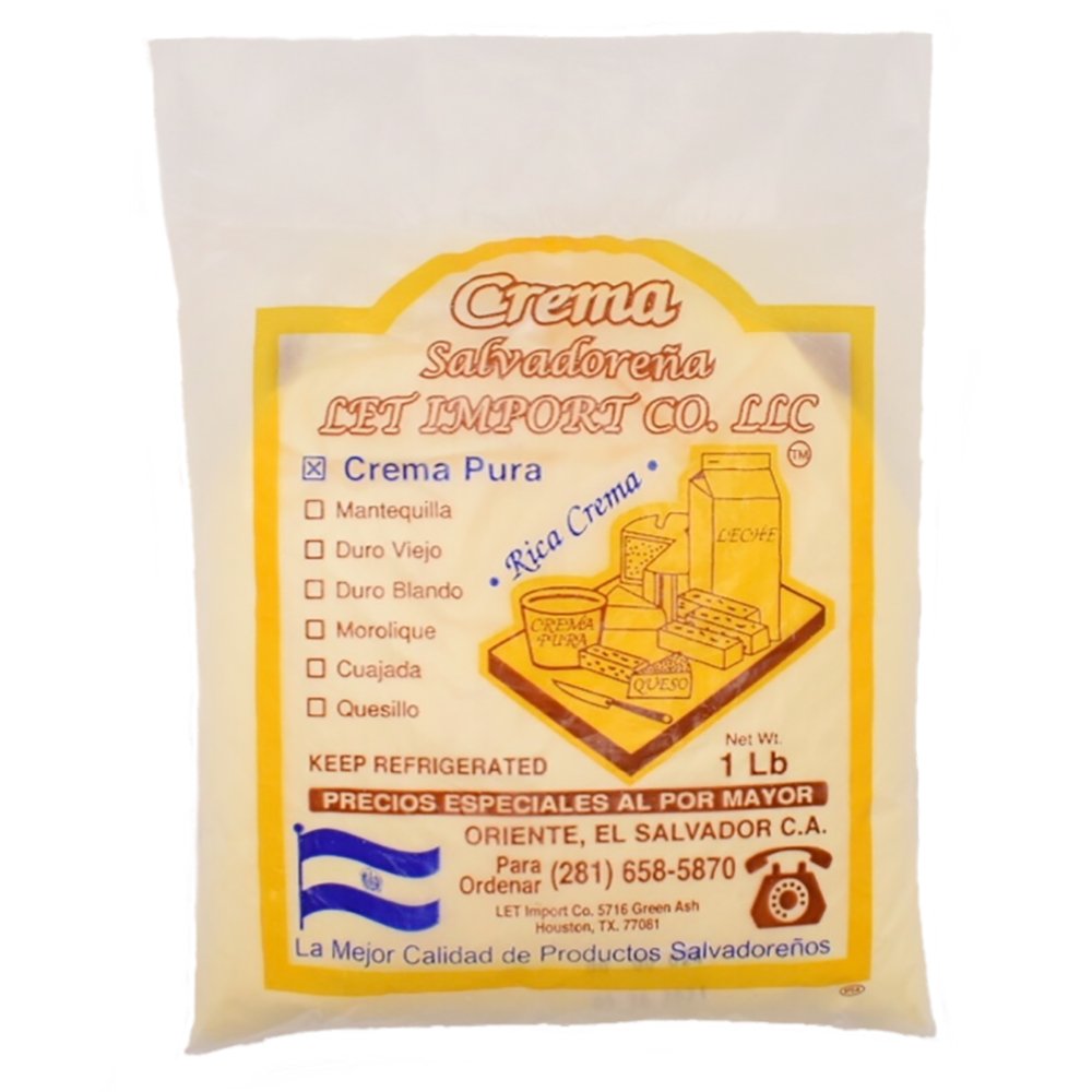 Let Import Rica Crema Salvadorena, 16 oz | Low Prices & Quality