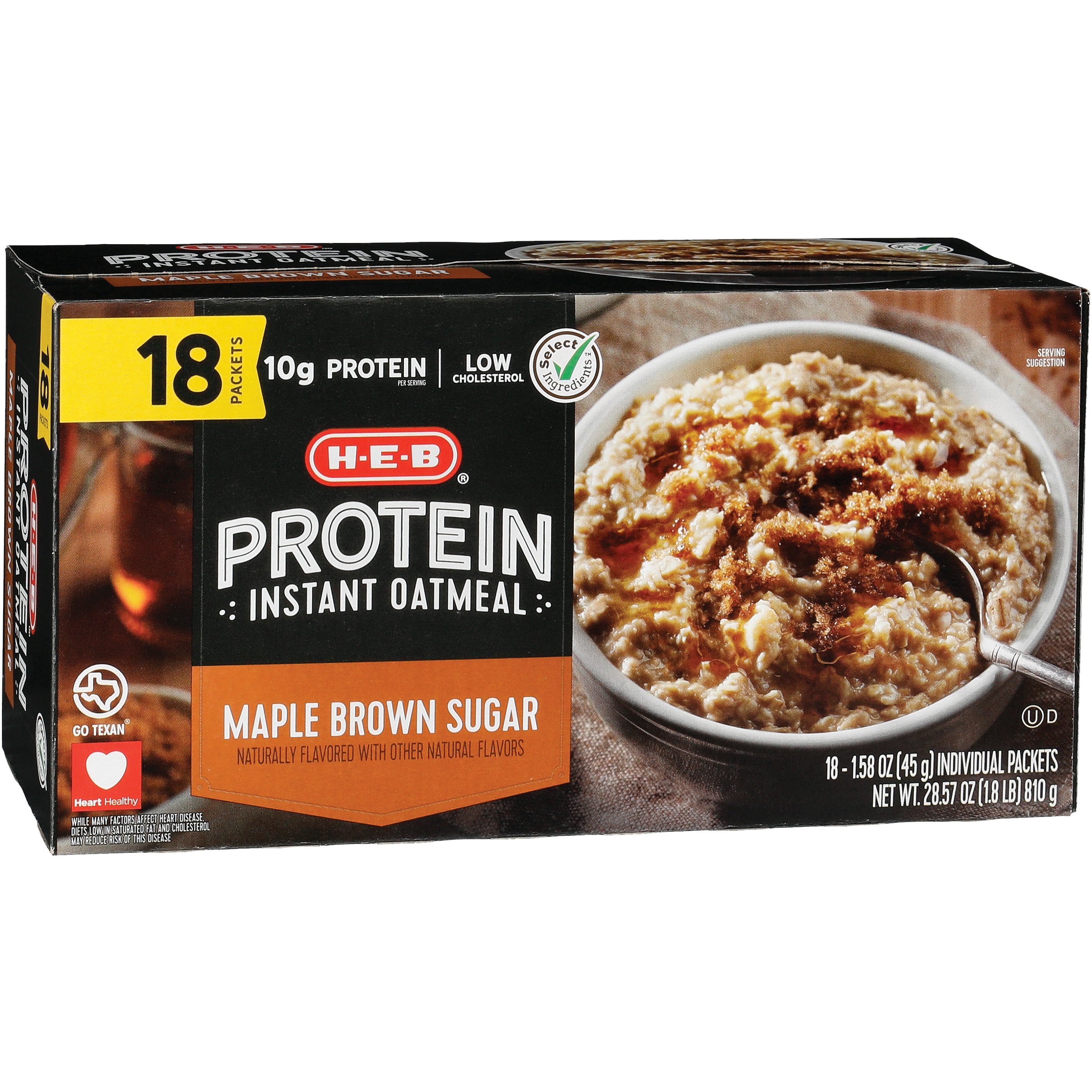 Quaker High Protein Maple & Brown Sugar Instant Oatmeal
