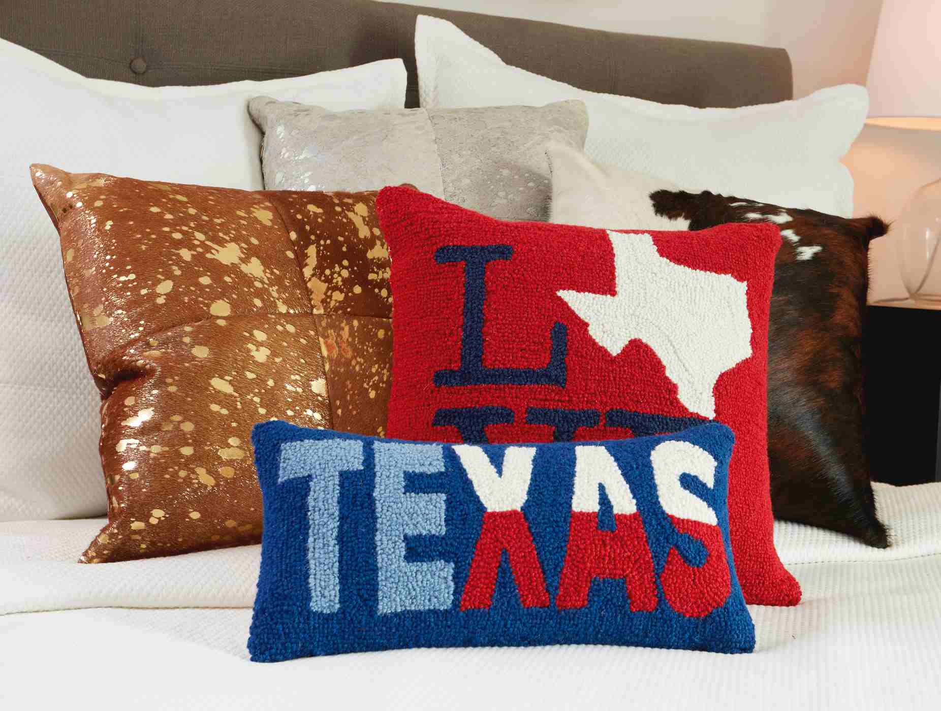 Texas Proud Texas Hook Wool Toss Pillow; image 2 of 4