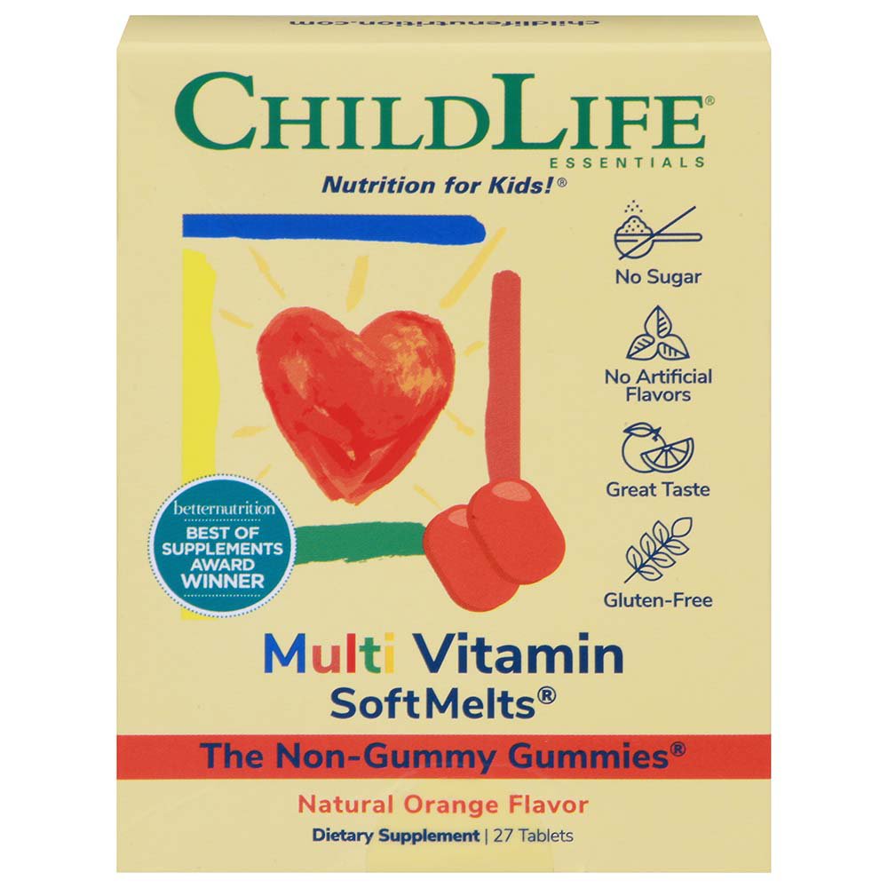 Child Life Multi Vitamin SoftMelts Gummies - Orange, 27 ct