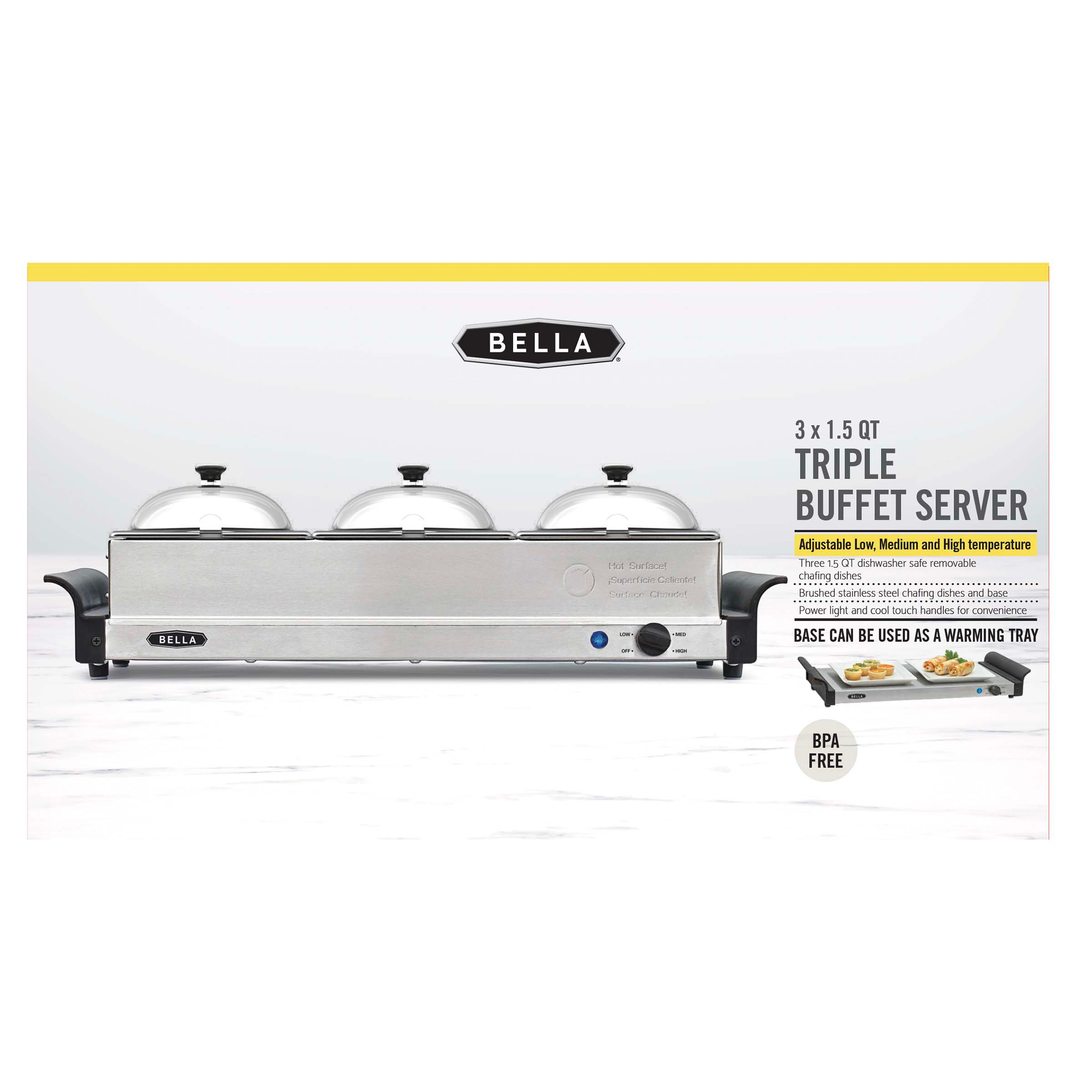 Bella Triple Buffet Server - Shop Cookers & Roasters at H-E-B