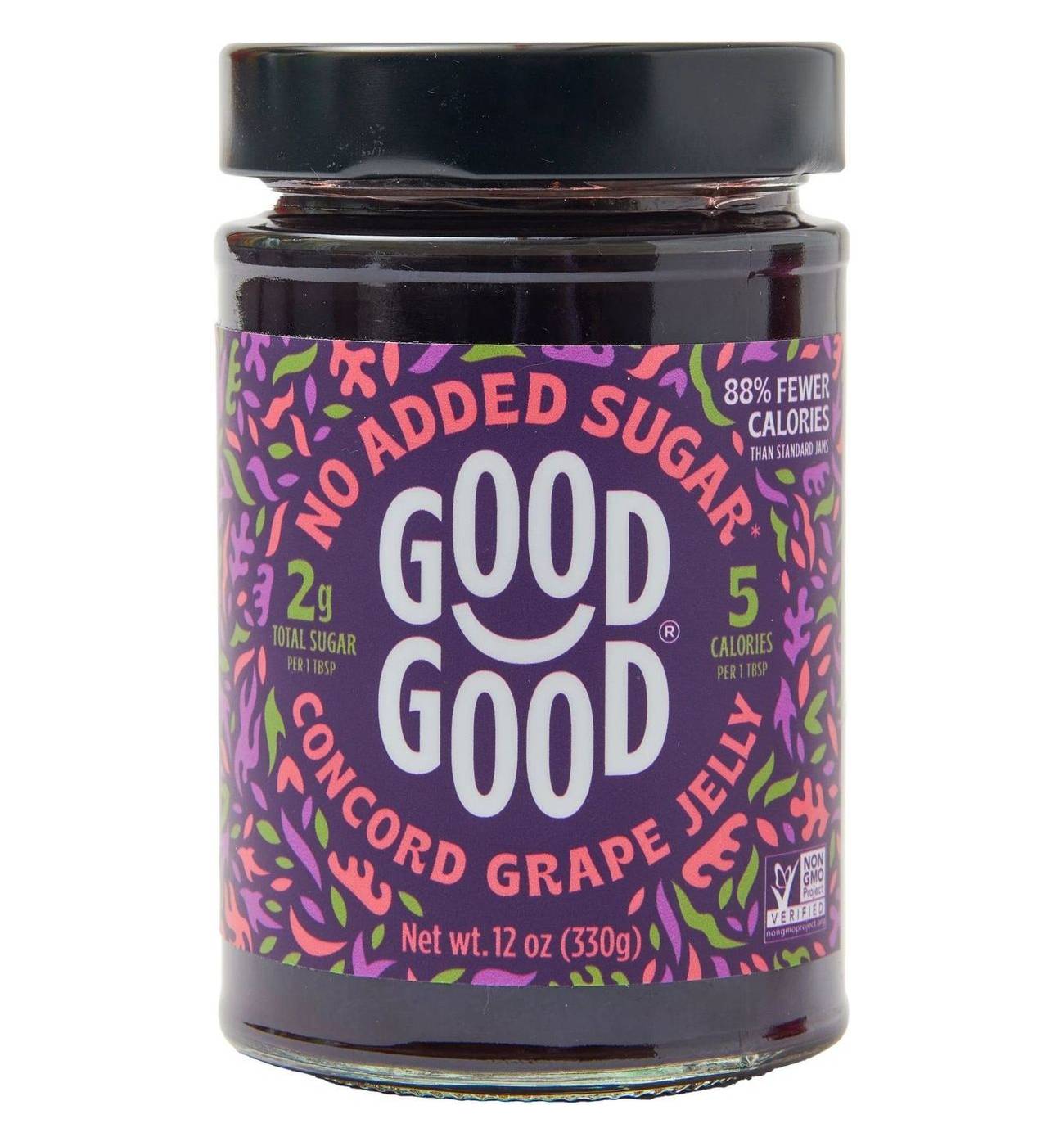 Good Good No Added Sugar Concord Grape Jelly; image 1 of 2