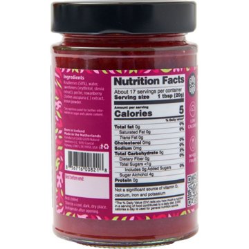 Good Good No Added Sugar Raspberry Jam, 12 oz