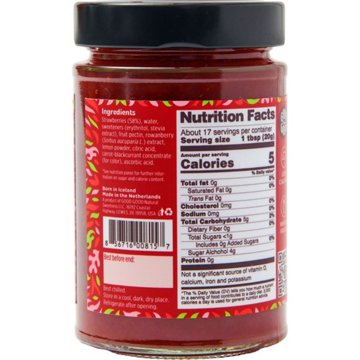 Good Good No Added Sugar Strawberry Jam, 12 oz