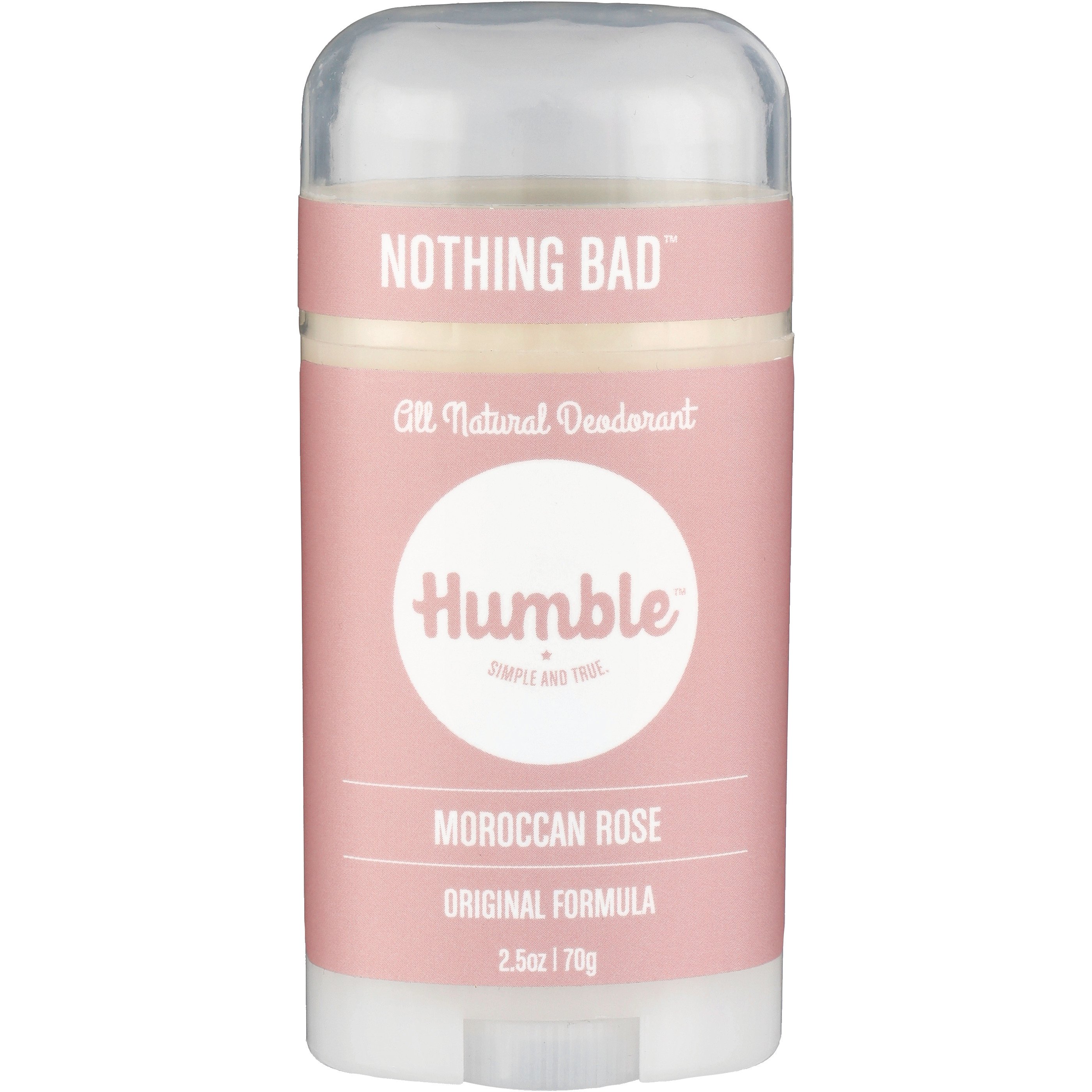Humble Nothing Bad Original Formula Deodorant Moroccan Rose - Shop Bath &  Skin Care at H-E-B