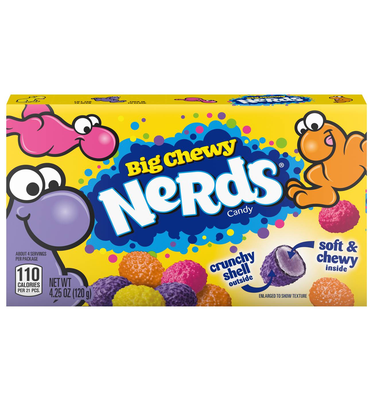 Nerds Candy, Grape & Strawberry - 5 oz