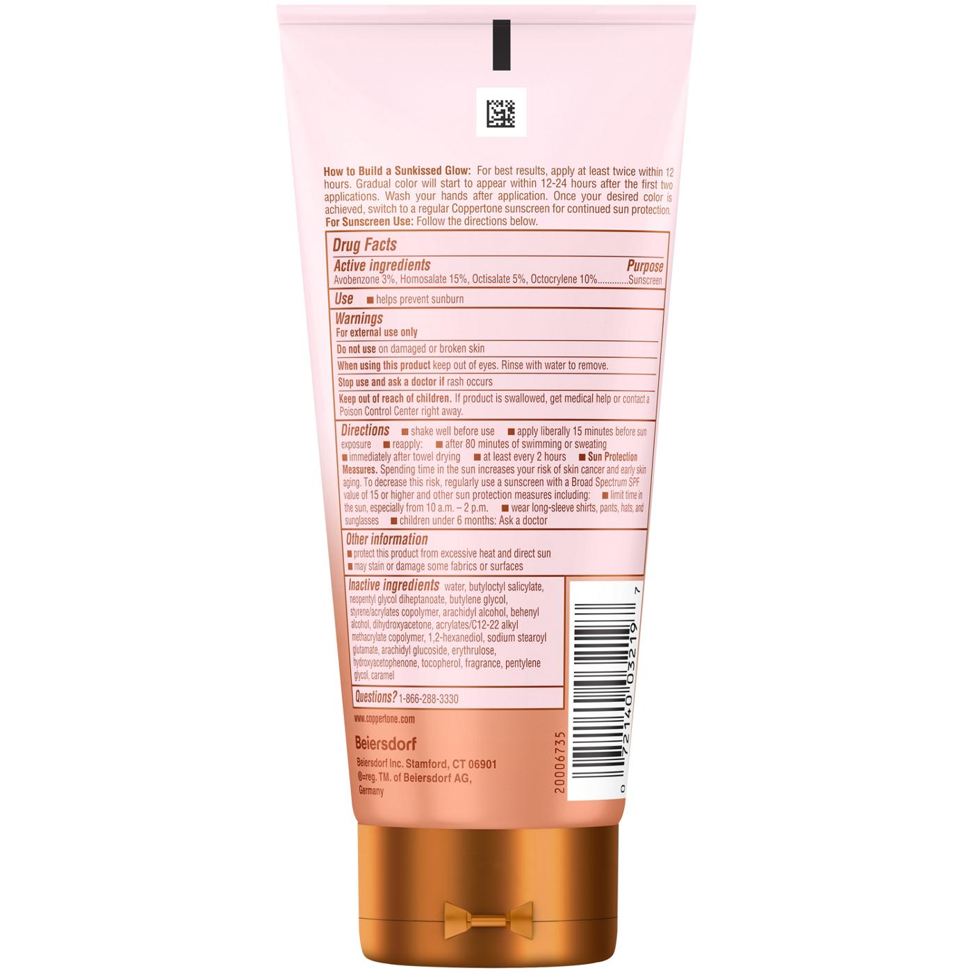 Coppertone Glow Protect & Tan SPF 45; image 2 of 2