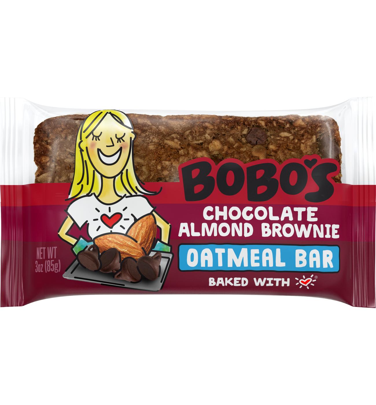 Bobo's Oatmeal Bar - Chocolate Almond Brownie; image 1 of 2