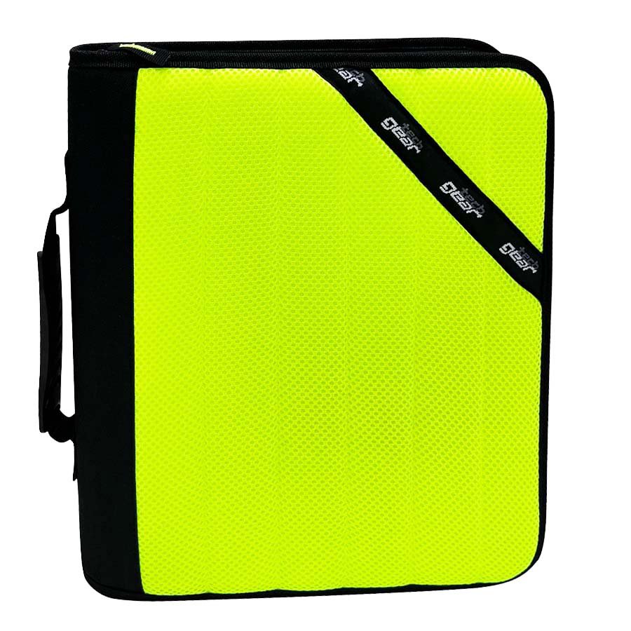 Tech Gear Sport Mesh Pocket Zipper Binder Neon Shop Binders at HEB