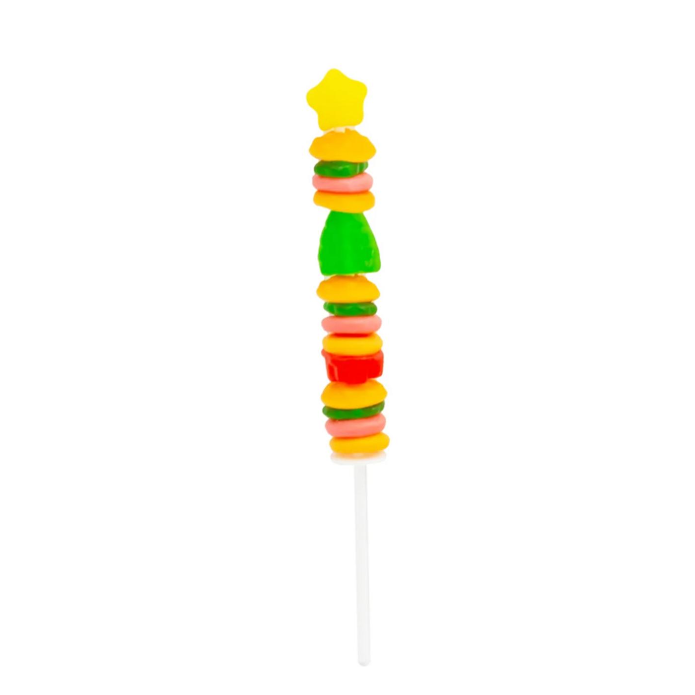 Frankford SpongeBob Krabby Patties Christmas Candy Kabob; image 2 of 3