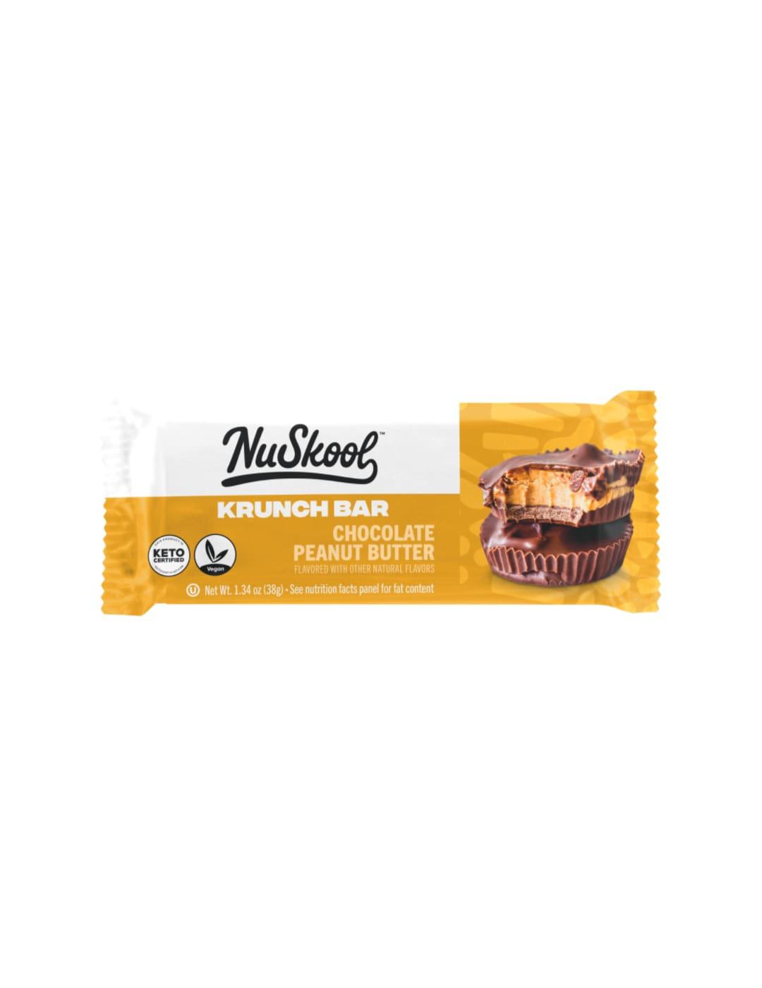 Nuskool Chocolate Peanut Butter Krunch Bar; image 1 of 7